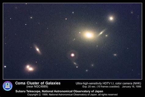 NGC 4889 | Subaru Gallery | Subaru Telescope