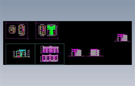 丽水青城二期（都江堰）CAD建筑施工图纸_AutoCAD_模型图纸免费下载 – 懒石网