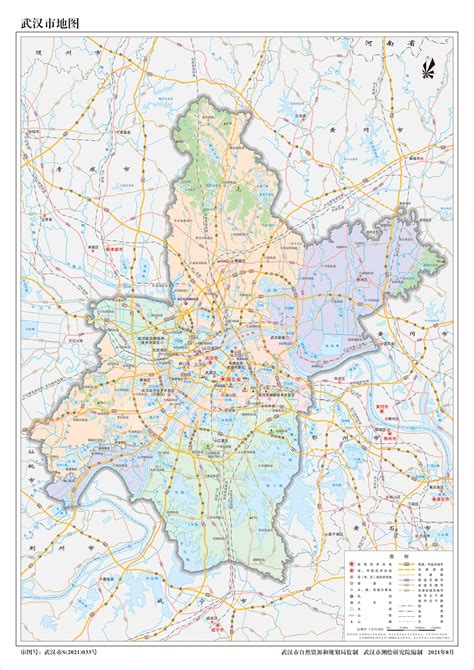 2022年版标准地图发布！来看武汉各区最新、最全地图→_武汉_新闻中心_长江网_cjn.cn