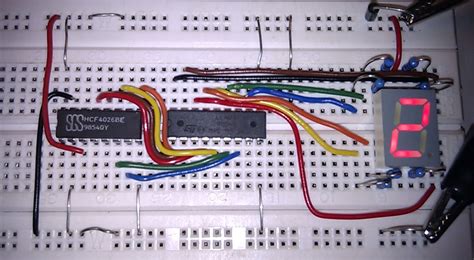 O-9 counter using IC 4026 - The IEEE Maker Project