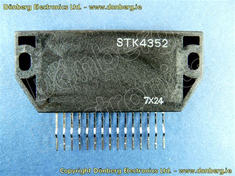 Semiconductor: STK4352 (STK 4352) - 2-CHANNEL AF-POWER AMPLIFIER 7W...
