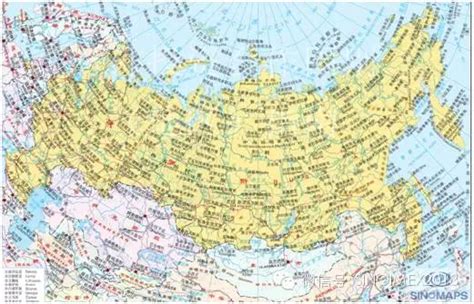 俄罗斯地图中文版图片 俄罗斯地图中文版图片