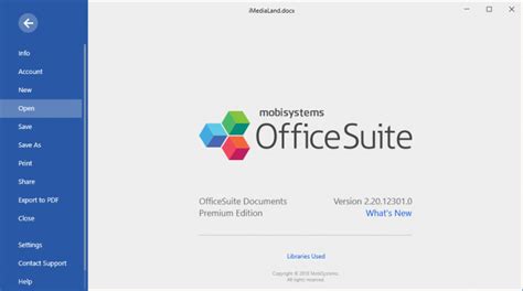 OfficeSuite Premium 7Free Download