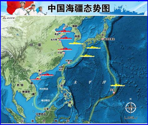 南海水深分布图 - 知晓星球