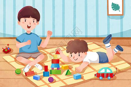 卡通小男孩和伙伴玩耍玩游戏追赶png图片免费下载-素材7zJUgkjjg-新图网