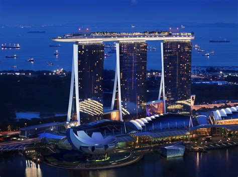 新加坡金沙酒店高清图片下载-正版图片501642479-摄图网