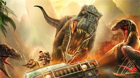 《侏罗纪崛起》：特种兵突袭恐龙岛火力全开，翼龙棘龙霸王龙轮番上阵_腾讯视频
