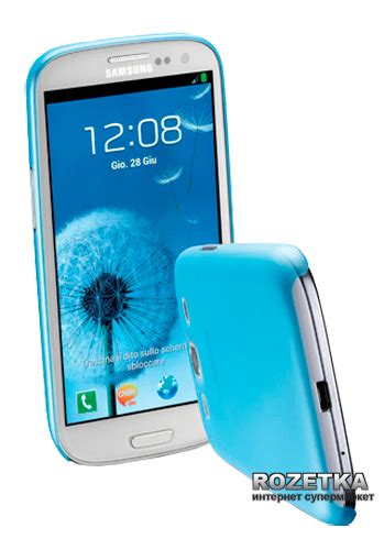 Накладка Cellular Line "035" для Samsung Galaxy SIII Blue (035GALAXYS3B ...