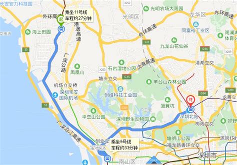 深圳地铁13号线2023年开通，线路图和站点公布！南山科技园再添地铁_公明