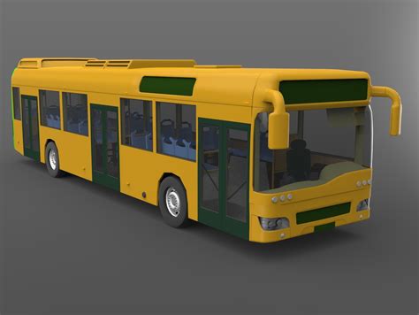 公交车模型_loonhs-站酷ZCOOL