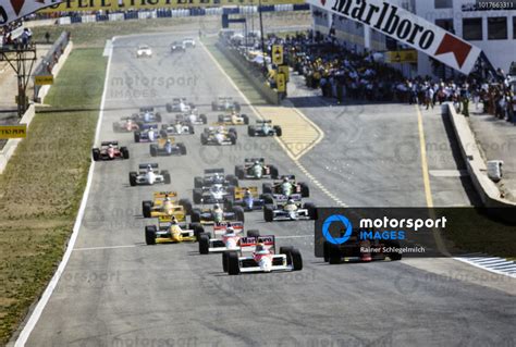 Ayrton Senna, McLaren MP4-5 Honda, leads Gerhard Berger, Ferrari 640 ...