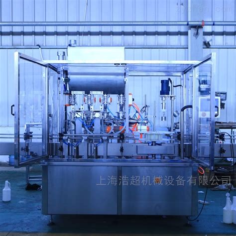 全自动高粘度液体灌装旋盖机-上海浩超机械设备有限公司