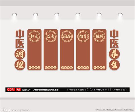 中医养生调理文化墙设计图__广告设计_广告设计_设计图库_昵图网nipic.com