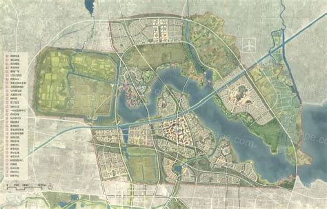荆州市纪南新区总体规划优化及核心区城市设计_设计素材_ZOSCAPE-建筑园林景观规划设计网