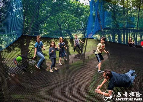 森林魔网景区公园亲子乐园软体攀爬组合专业定制历奇探险儿童无动力游乐设施