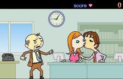 搞笑漫画：办公室的恋情很尴尬