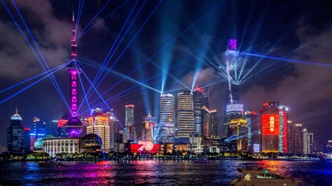 2019年国庆上海外滩东方明珠灯光秀mp4格式视频下载_正版视频编号69375-摄图网