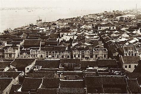 1920年代武汉老照片 江汉关大楼奥略楼汉正街-天下老照片网