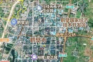 鹤壁市地图 - 卫星地图、实景全图 - 八九网