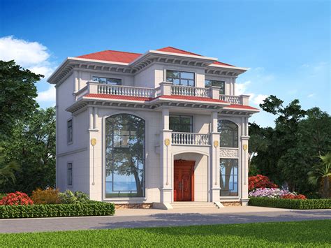 一款造价25万左右的二层复式别墅设计图，非常适合一家人居住 - 轩鼎房屋图纸手机版