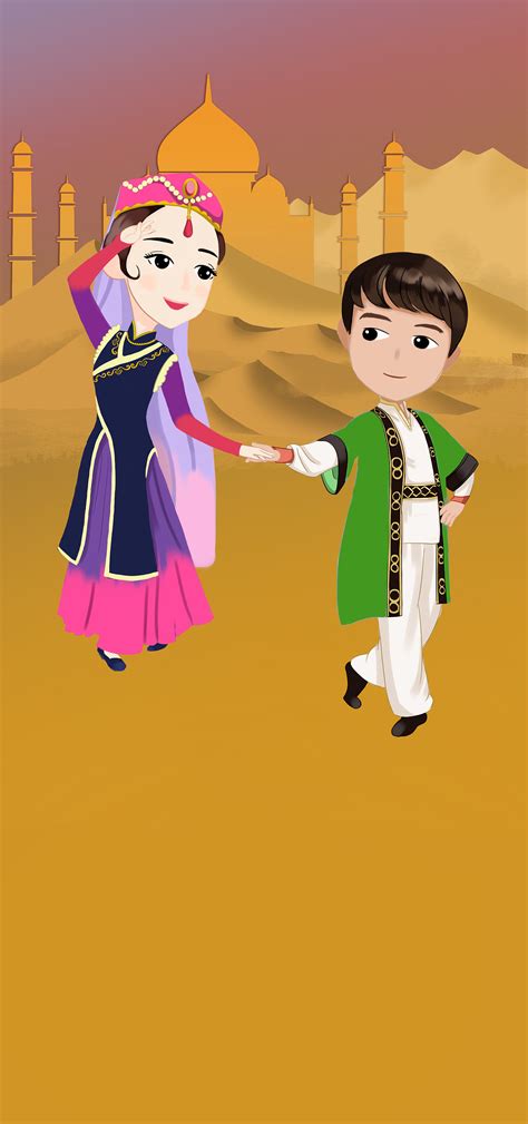 新疆歌舞|插画|商业插画|tuteng000001 - 原创作品 - 站酷 (ZCOOL)
