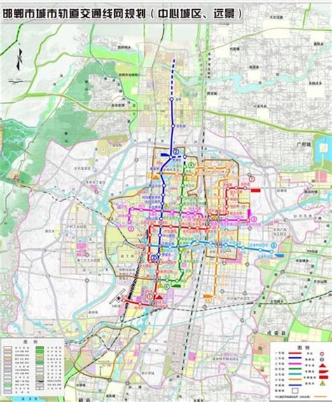 邯郸城市轨道交通线网规划方案进行公示