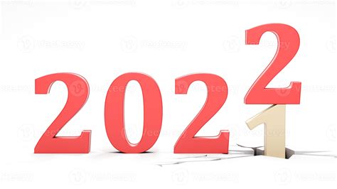 Happy New Year Background. Start to 2022. 3D illustration 5000890 Stock ...