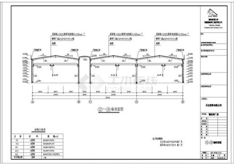某公司设计钢结构工程建筑CAD图纸_钢框架结构_土木在线