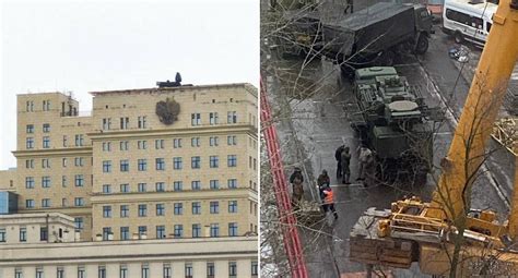 防乌克兰报复，俄国防部大楼加装防空导弹系统