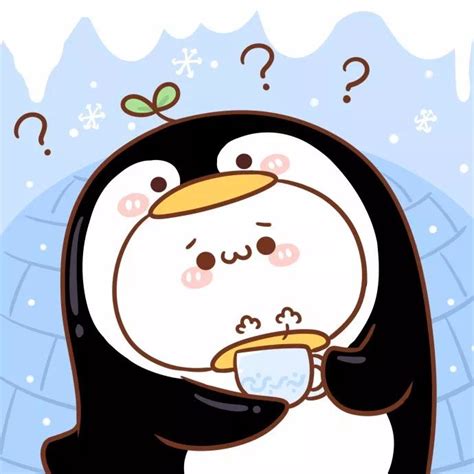 甜美女生大棉袄头像动漫