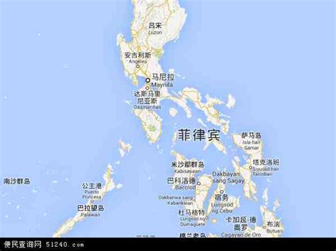 菲律宾地图 - 菲律宾卫星地图 - 菲律宾高清航拍地图 - 便民查询网地图