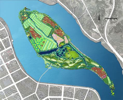 遂宁圣平岛概念性总体规划方案