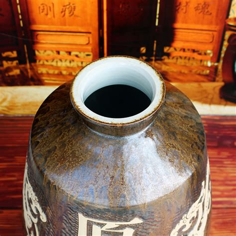 景德镇陶瓷50斤藏酒必备陶瓷酒坛 - 雅道陶瓷网