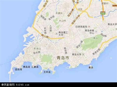 青岛市地图 - 青岛市卫星地图 - 青岛市高清航拍地图 - 便民查询网地图