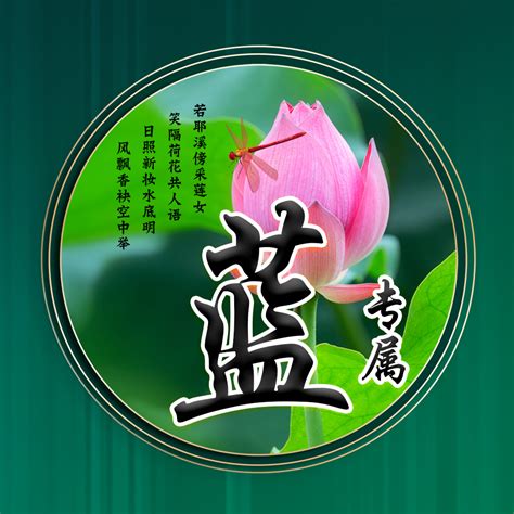 非主流荷花姓氏头像
