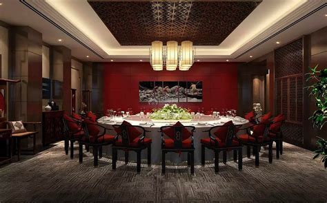 高档餐厅包房室内装饰设计图片免费下载_红动中国