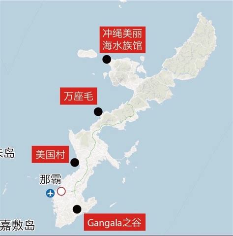 冲绳地图 - 冲绳卫星地图 - 冲绳高清航拍地图 - 便民查询网地图