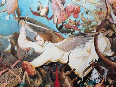《叛逆天使的堕落》The Fall of the Rebel Angels1562|插画|插画习作|开耳瘝仄 - 临摹作品 - 站酷 (ZCOOL)