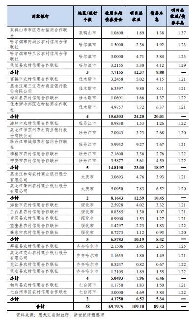 黑龙江123亿专项债支持龙江银行等44家银行补充资本金 同时采用两种方法 - 21经济网