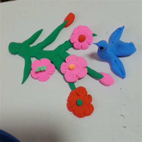 漂亮的小花朵DIY手工制作 教你用彩泥做小花的做法