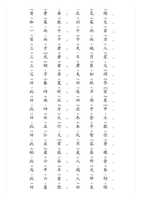 统编版一年级语文上册素材《三字经》全文带拼音（黑） （PDF版）-21世纪教育网