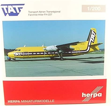 558594 TAT European Airlines FH-227 F-GCLO Herpa 1:200 -飞机模型世界