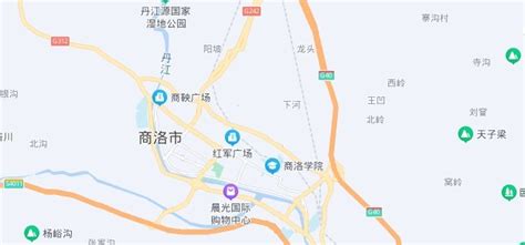 陕西省商洛市旅游地图高清版_陕西地图_初高中地理网