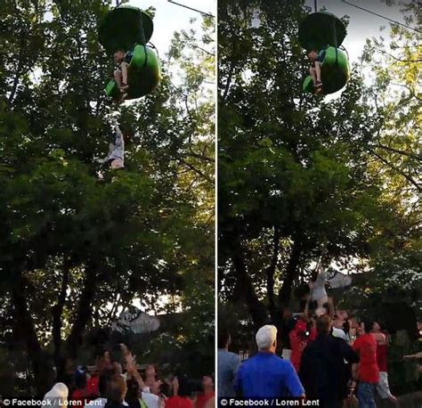 女孩从8米高空中缆车摔落 坠地前幸运被接住_手机新浪网