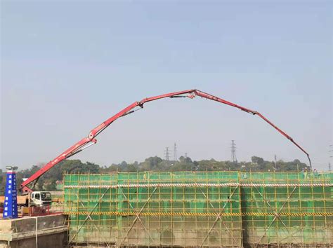长江大保护岳阳项目青年堤调蓄池工程1号截流井顶板混凝土顺利浇筑 - 砼牛网
