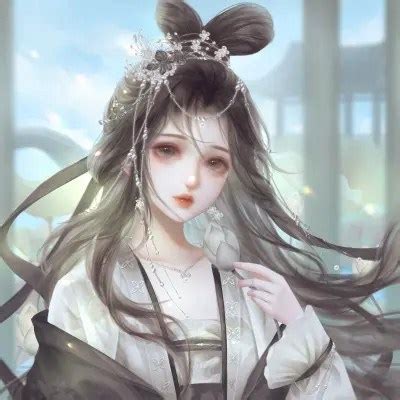 高颜值女生头像闺蜜古风
