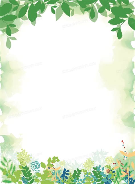清新简约叶子绿色海报背景图背景图片素材免费下载_熊猫办公