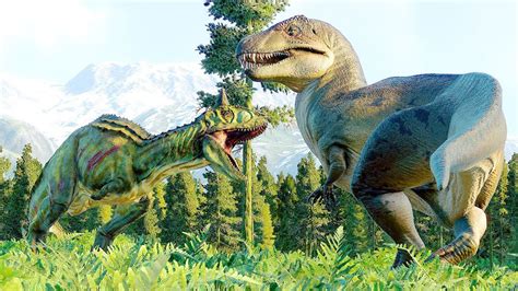 2 高棘龙 VS 5 食肉牛龙 ~ 侏罗纪世界进化 2 代_高清1080P在线观看平台_腾讯视频