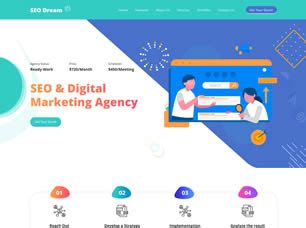Seo Dream Free Website Template | Free CSS Templates | Free CSS