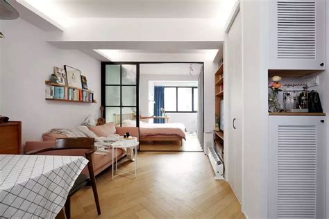 北欧风格45平米小户型客厅单身公寓装修效果图-家居美图_装一网装修效果图